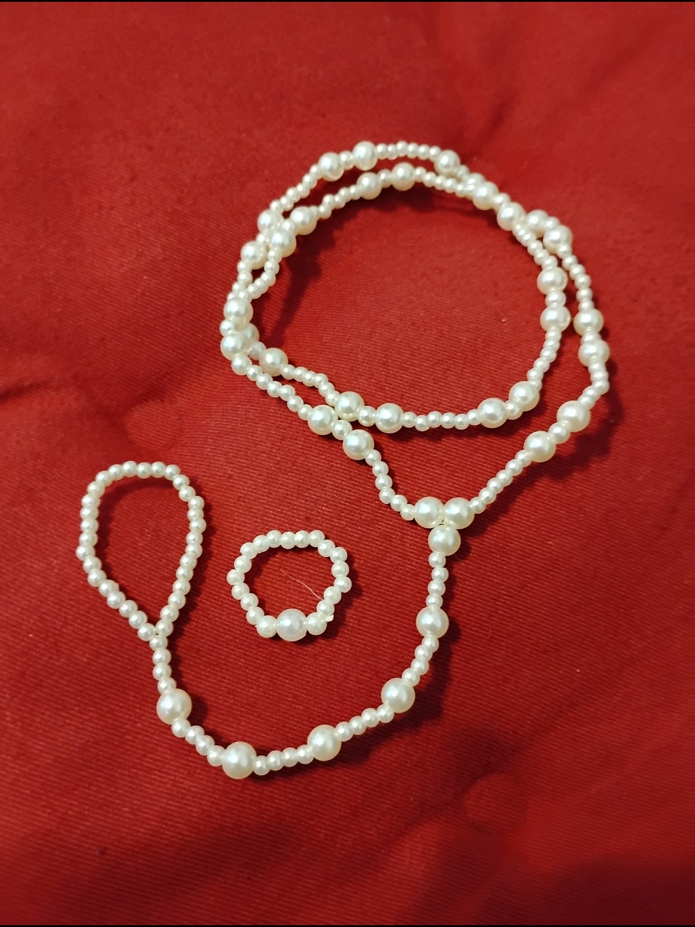 Sexy Boho Faux Pearl Style Anklet Ankle Bracelet with Toe Ring New